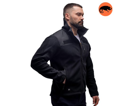 Кофта Stalker fleece Black, Розмір: 48-50 (M), зображення 2