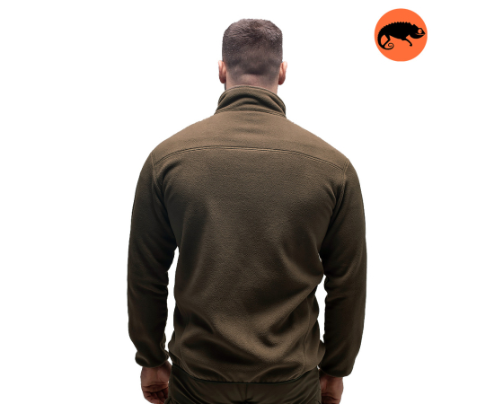 Демисезонная мужская флисовая кофта Stratus Olive, Размер: 56-58 (XL), фото 3