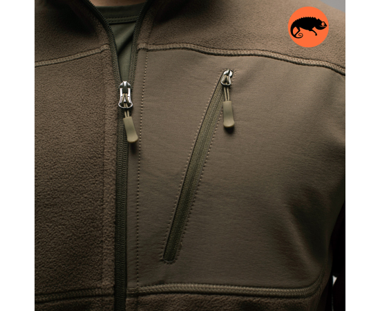 Демісезонна чоловіча флісова кофта Stratus Olive, Розмір: 52-54 (L), зображення 6