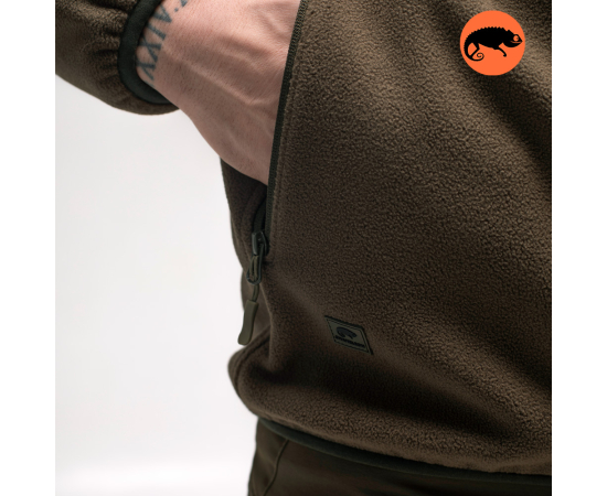 Демісезонна чоловіча флісова кофта Stratus Olive, Розмір: 40-42 (XS), зображення 4