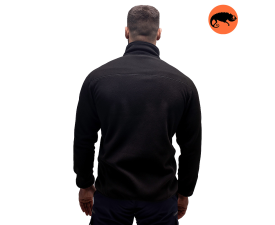 Демісезонна чоловіча кофта флісова чорна Stratus Black, Розмір: 64-66 (XXXL), зображення 4