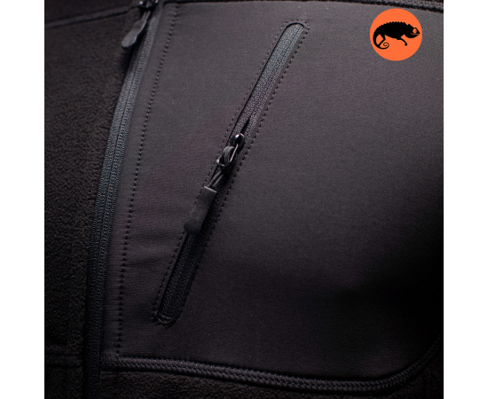 Демісезонна чоловіча кофта флісова чорна Stratus Black, Розмір: 52-54 (L), зображення 6