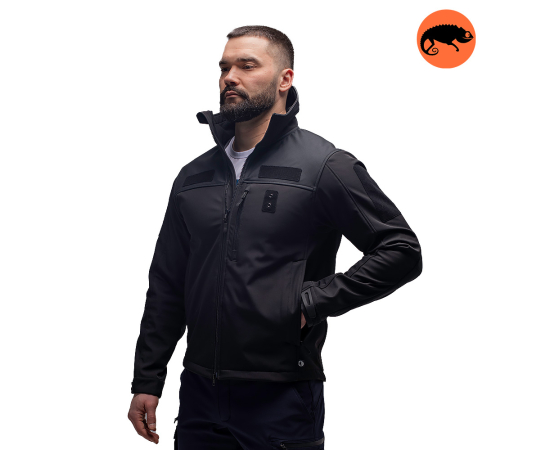 Куртка Soft Shell Stalker Black, Розмір: 56-58 (XL), зображення 2