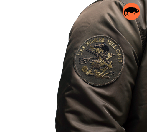 Куртка MA-1 hooded light Olive, Размер: 52-54 (L), фото 4