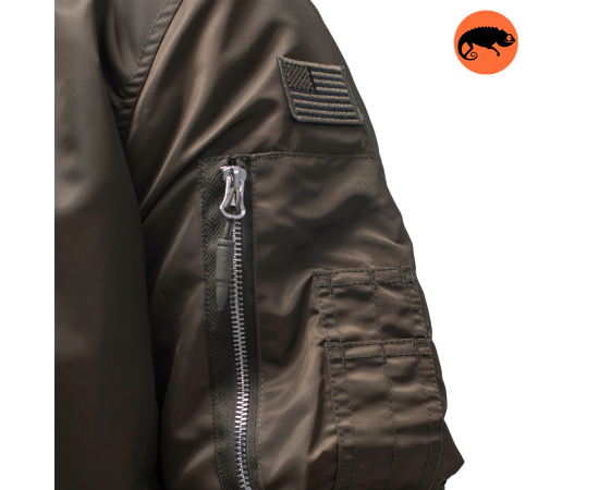 Куртка MA-1 hooded light Olive, Размер: 64-66 (XXXL), фото 6