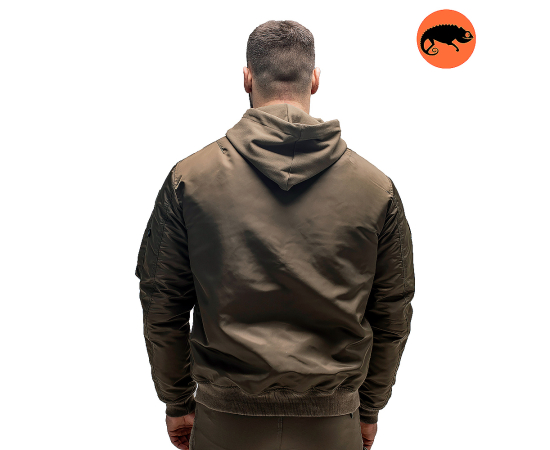 Куртка MA-1 hooded light Olive, Размер: 44-46 (S), фото 8 Куртка MA-1 hooded light Olive, Размер: 44-46 (S), фото 8