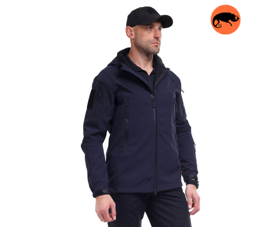Мужская демисезонная куртка Soft Shell Spartan Navy, Размер: 56-58 (XL)