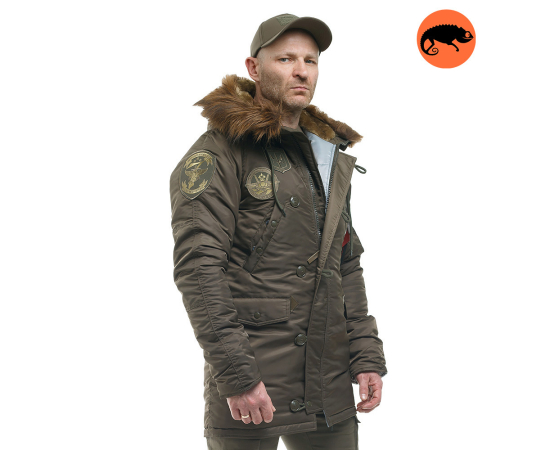 Куртка Аляска зимова N-3B slim Tundra Top Gun, Розмір: 44-46 (S)