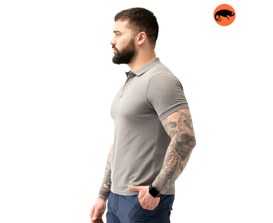 Футболка Polo Shirt Casual dark gray, Розмір: 62-60 (XXL), зображення 3