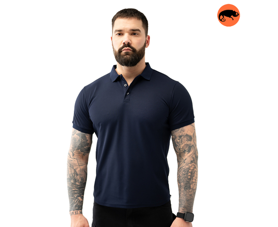 Футболка Polo Shirt Casual dark blue, Розмір: 44-46 (S)