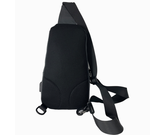 Сумка плечова с USB-портом водонепроникна grey, зображення 6