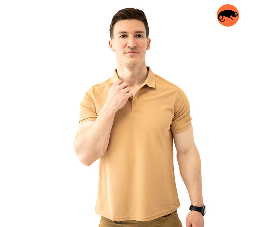 Футболка Polo Shirt Casual khaki, Розмір: 48-50 (M), зображення 2