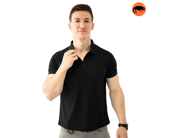 Футболка Polo Shirt Casual black, Размер: 44-46 (S)