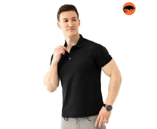Футболка Polo Shirt Casual black, Розмір: 48-50 (M), зображення 3