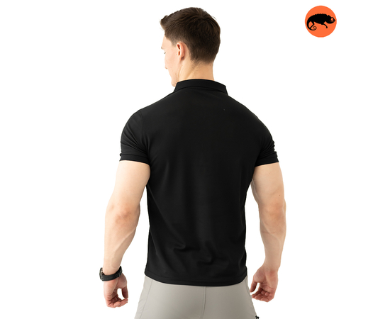 Футболка Polo Shirt Casual black, Розмір: 44-46 (S), зображення 4