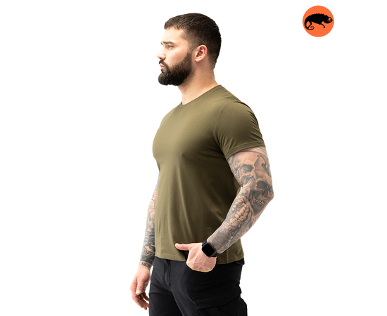 Футболка T-Shirt Casual olive, Розмір: 44-46 (S), зображення 2 Футболка T-Shirt Casual olive, Розмір: 44-46 (S), зображення 2