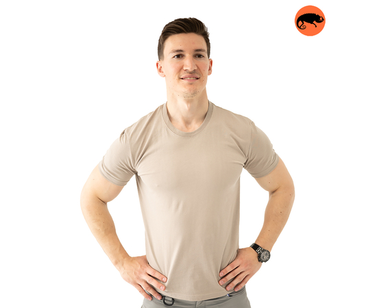 Футболка T-Shirt Casual khaki, Розмір: 44-46 (S), зображення 2 Футболка T-Shirt Casual khaki, Розмір: 44-46 (S), зображення 2
