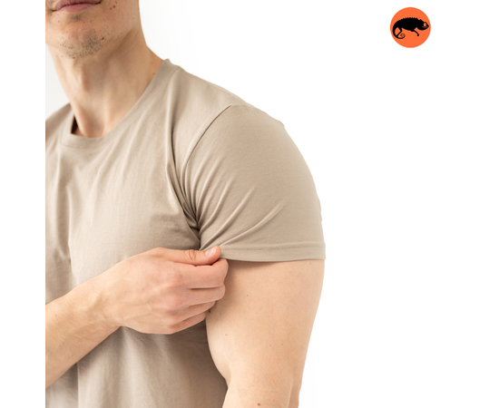 Футболка T-Shirt Casual khaki, Розмір: 44-46 (S), зображення 3 Футболка T-Shirt Casual khaki, Розмір: 44-46 (S), зображення 3