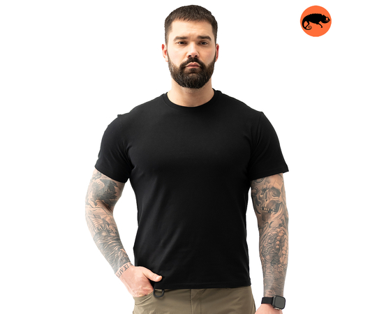Футболка T-Shirt Casual Black, Розмір: 44-46 (S)