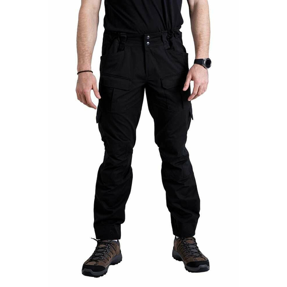 Тактические мужские брюки карго с накладными карманами Shooter Gen 2 Black, Размер брюк / рост: 56-58/176, фото 3