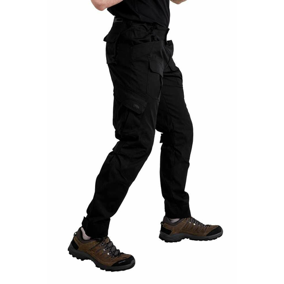 Тактические мужские брюки карго с накладными карманами Shooter Gen 2 Black, Размер брюк / рост: 44-46/176, фото 5