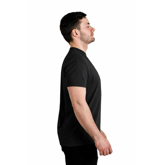 Футболка мужская черная Jersey Black, Размер: 44-46 (S), фото 7