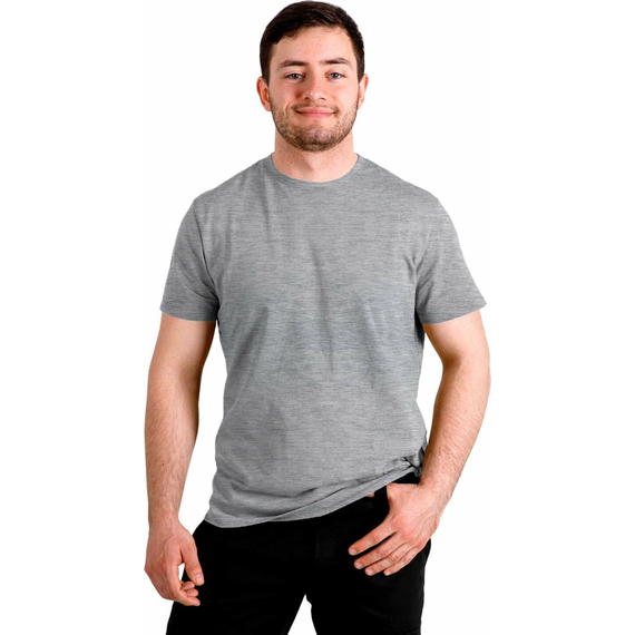 Футболка серая мужская Jersey Light Gray, Размер: 44-46 (S), фото 3