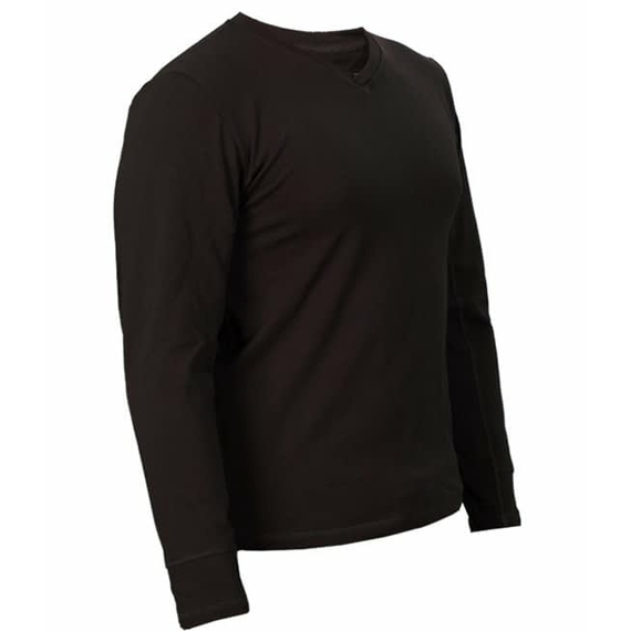 Мужская черная футболка с длинным рукавом - лонгслив LongSleeve Black, Размер: 60-62 (XXL), фото 2