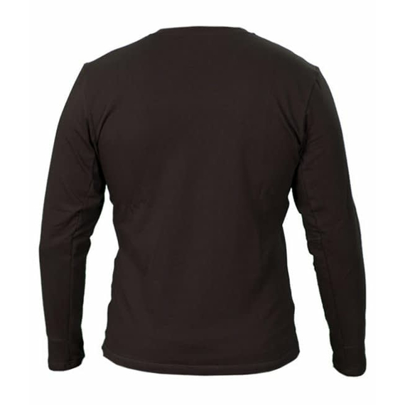 Мужская черная футболка с длинным рукавом - лонгслив LongSleeve Black, Размер: 56-58 (XL), фото 3