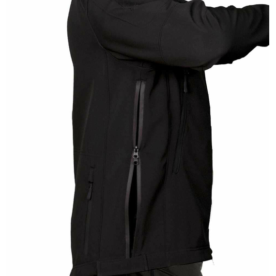 Тактическая куртка Soft Shell Spartan Police Black черная с капюшоном, Размер: 56-58 (XL), фото 18