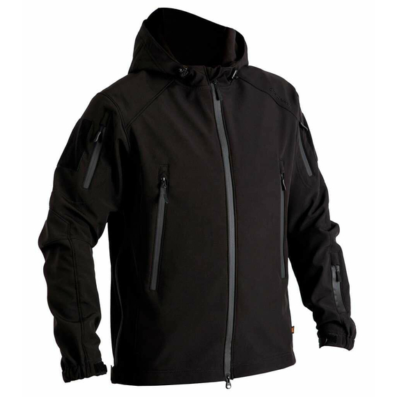 Тактическая куртка Soft Shell Spartan Police Black черная с капюшоном, Размер: 56-58 (XL), фото 13