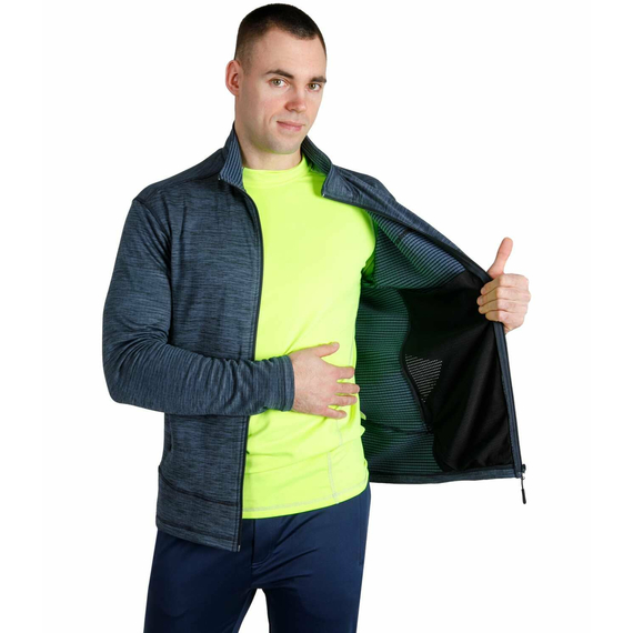 Тактична флісова кофта чоловіча синя Ermine Navy, Розмір: 44-46 (S), зображення 5