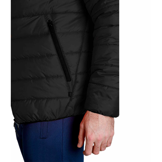 Стьобана куртка чоловіча з капюшоном Maximus Black чорна, Розмір: 62-60 (XXL), зображення 9