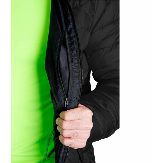 Стьобана куртка чоловіча з капюшоном Maximus Black чорна, Розмір: 62-60 (XXL), зображення 10