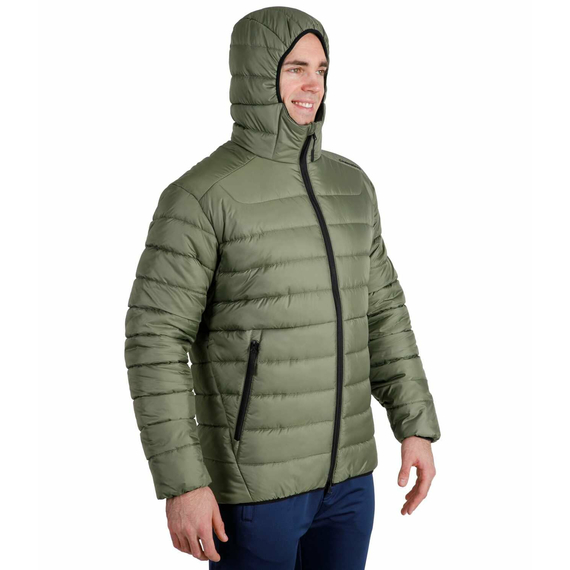 Мужская стеганая куртка с капюшоном Maximus Olive, Размер: 60-62 (XXL), фото 3