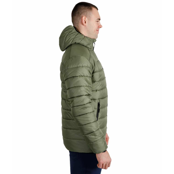 Мужская стеганая куртка с капюшоном Maximus Olive, Размер: 60-62 (XXL), фото 4