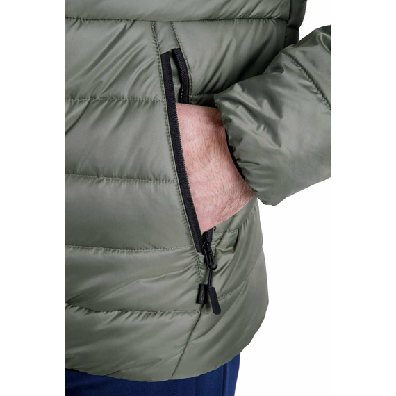 Чоловіча стьобана куртка з капюшоном Maximus Olive, Розмір: 44-46 (S), зображення 8