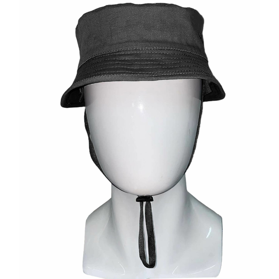 Панама чоловіча чорна з еластаном Black, Розмір: M, зображення 2