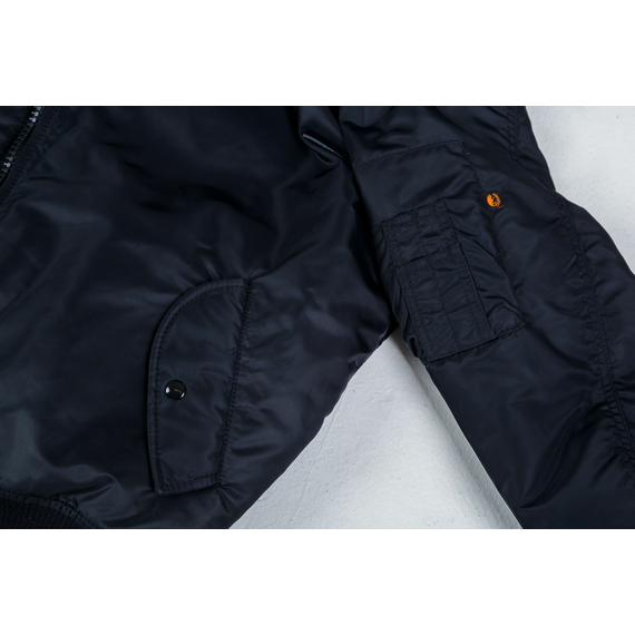 Демисезонная куртка бомбер мужская черная MA-1 Gen 2  Black, Размер: 44-46 (S), фото 13