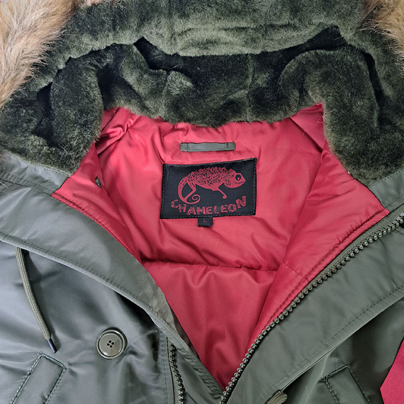 Мужская куртка Аляска Slim Fit N-3B Olive, Размер: 48-50 (M), фото 19