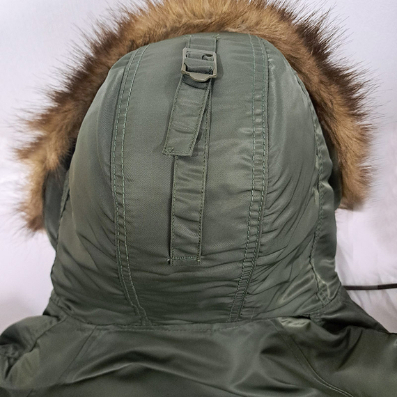 Мужская куртка Аляска Slim Fit N-3B Olive, Размер: 48-50 (M), фото 22