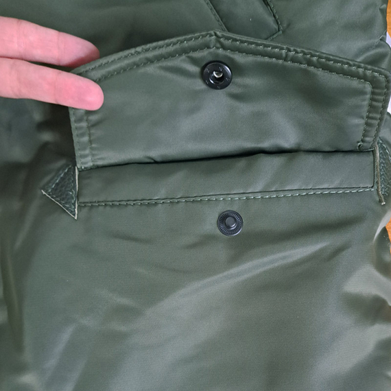 Чоловіча куртка Аляска Slim Fit N-3B Olive, Розмір: 52-54 (L), зображення 14