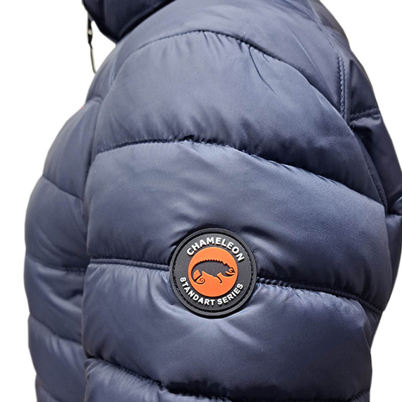 Синяя мужская куртка спортивная с капюшоном Proxima Navy, Размер: 56-58 (XL), фото 14