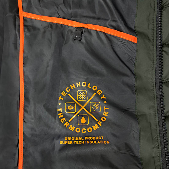 Мужская куртка олива с капюшоном Proxima Olive, Размер: 44-46 (S), фото 12