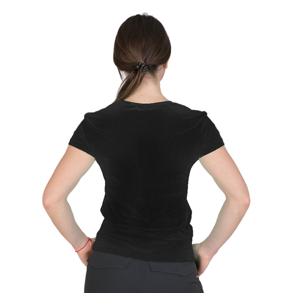 Чорна Футболка Жіноча Jersey Women Black, Розмір: 50 (XL), зображення 3