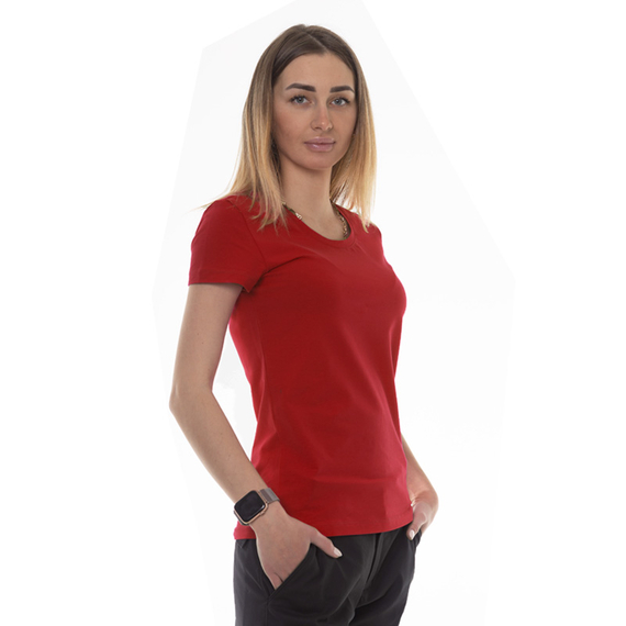 Красная футболка женская Jersey Women Red, Размер: 46 (M)