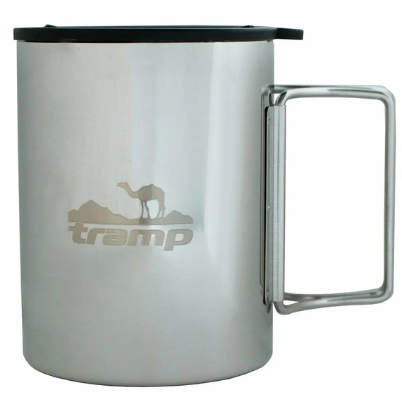 Термокружка Tramp со складными ручками и поилкой 400 мл UTRC-137 металл