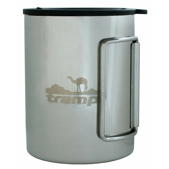 Термокружка Tramp со складными ручками и поилкой 400 мл UTRC-137 металл, фото 5