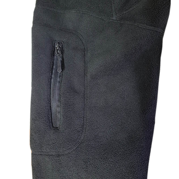 Мужская черная флисовая кофта с капюшоном Viking Black, Размер: 52-54 (L), фото 10