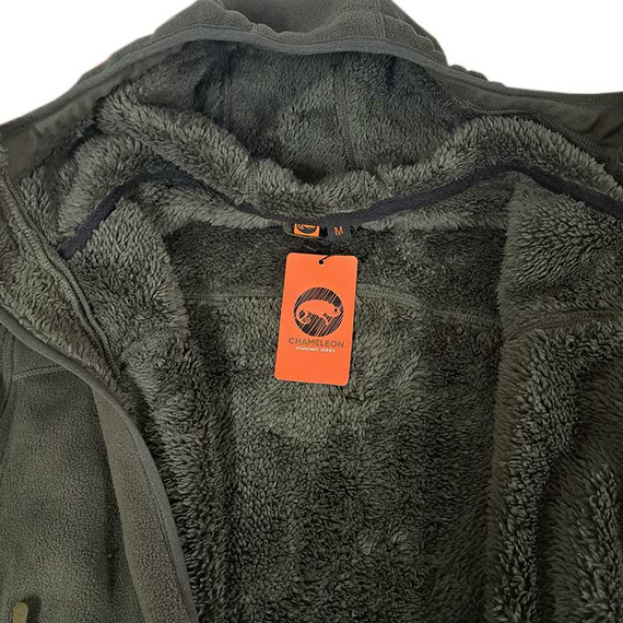 Мужская флисовая куртка с капюшоном Viking Olive, Размер: 64-66 (ХХХL), фото 14